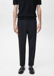 Обычные брюки со складками спереди MANGO MAN Boston, Black - фото 2