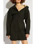 Мини-Платье-Рубашка Jacquemus, черный - фото 3