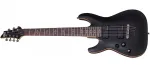 Электрогитара Schecter 7 струн левая Demon-7, черный сатин - фото