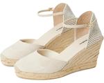 Туфли Soludos Marseille Wedge Espadrille, цвет La Concha Ivory 1 - фото