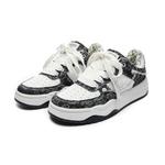 LAZY BONS Стильные кроссовки для скейтбординга унисекс, Черный деним - фото 4