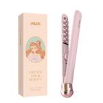 Corn Ironing Splints Mini Negative Ion Volume-Enhancing Hair Root Unisex Portable Dormitory Use Small HS-107 AUX, зеленый - фото 7