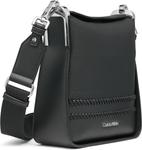 Сумка через плечо Calvin Klein Fay North/South Small, Black Canvas - фото 8