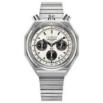 CITIZEN Часы Quartz Movement Stainless Steel Strap Watch Men's Watch White Dial, White Dial - фото