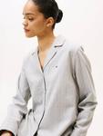 Комплект пижамы из фланели в рубчик «ёлочка» Tommy Hilfiger, Light Grey - фото 2