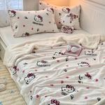 Sanrio Плед Hello Kitty My Melody розовый - фото 11