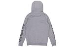 Толстовка Air Jordan Alphabet Logo Pullover Hooded Fleece Gray, серый - фото 2
