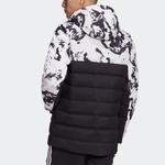 Куртка пуховая мужская черно-белая Adidas - фото 6