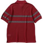 Поло Plus Mesh в полоску Beams, синий - фото 4