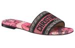 Шлепанцы Dway женские розовые Dior - фото 3