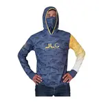 Футболка с длинным рукавом JLC Fish Camo, синий - фото 3