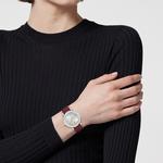 VERSACE Часы Greca Sphere 35mm, White Gold - фото 8