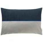 Наволочка Cord с вышивкой Tom Tailor Home, темно-синий - фото