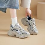 Кроссовки AGSDON Chunky Sneakers Women's Low-Top, бежевый - фото 4