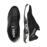 Кожаные кроссовки Boss, черный - фото 3