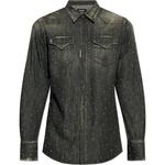 DSQUARED 2 Джинсовая рубашка с заклёпками, Black - фото 3