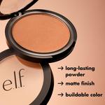 Бронзер Primer-Infused Matte Bronzer e.l.f. Cosmetics, Catching Rays (medium) - фото 4