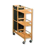 KESPER кухонная тележка «нишевая тележка с контейнером для бутылок, бамбук», коричневый - фото 2