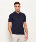 Поло Колинор regular fit Joop! Jeans, темно-синий - фото