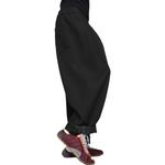 Брюки плиссе Maison Margiela, черный - фото 6