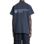 Футболка с принтом логотипа Balenciaga, черный - фото 6