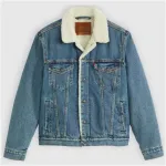 Джинсовая куртка Levi's Sherpa Type 3 Trucker, синий - фото 3