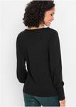 Джемпер с объемными рукавами Bodyflirt, черный - фото 4