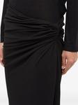 Юбка макси с драпировкой MSGM, черный - фото 5