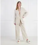 Льняные брюки Loose fit Samsøe Samsøe, белый - фото 2