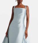 Атласное платье Marmar Halim, Sky Blue - фото 5