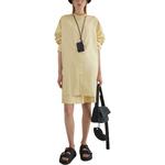 Длинная рубашка на пуговицах JIL SANDER, желтый - фото 3