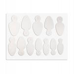 Комбинированная система Силиконовые французские формы двойной формы овальной формы, 12 шт., Molly Lac - фото 2