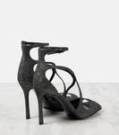 Блестящие сандалии Azia 95 Jimmy Choo, Cosmo - фото 2