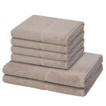 Набор полотенцев MÖVE, 50x100 см, серо-коричневый - фото