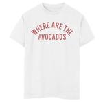 Футболка с рисунком Fifth Sun Where Avocado для мальчиков 8–20 лет Licensed Character, белый - фото