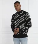 Свитер regular fit Just Cavalli, черный - фото 3