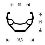 Переднее колесо Gurpil Nainer Disc INTL 29´´ MTB, серебряный - фото 2