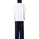 Футболка с логотипом на груди ADER ERROR, серо-белый - фото 6