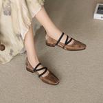 Туфли Мэри Джейн женские Gemeiq, хаки - фото 19