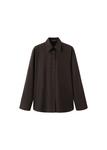 MANGO Рубашка 'Aura' в цвете Chocolate - фото