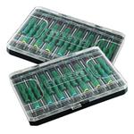 SATA 09317 Набор встроенных микроотверток, 15 предметов - фото 2