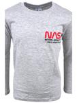 Лонгслив 'NASA' в сером цвете - фото 2
