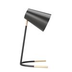 Настольная лампа Playboy, 18x40x20 см, черный/золотой - фото 4