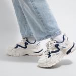 Кроссовки WARRIOR Chunky Sneakers Women's Low-top Blue, бежевый/синий - фото 8