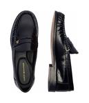 Мокасины женские Tommy Hilfiger лакированные с монограммой, черный - фото 4