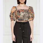 Укороченный топ Marc Cain, мультиколор - фото