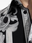 Шелковая рубашка с принтом «барокко» Versace, черный - фото 5