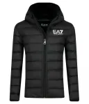Пуховая куртка regular fit Ea7, черный - фото