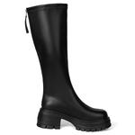 Высокие сапоги OMS для женщин, коричневые [Минимализм] - фото 3