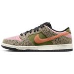 Кроссовки Sb Dunk Low Arts Rec Nike, Khaki/Amber Brown/Olive Green/Rust Pink/Black - фото